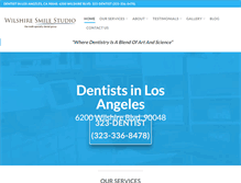 Tablet Screenshot of ladentist.com